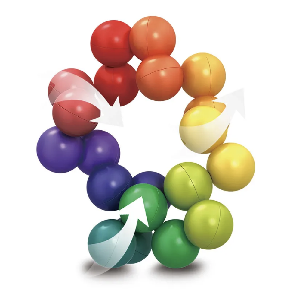 Sensory Fidget Toys for Kids. Autism Figette Ball Autistic ADHD Cool Dest Toy, Calm Down Travel Toy. For Kids 3-12 Years Old.