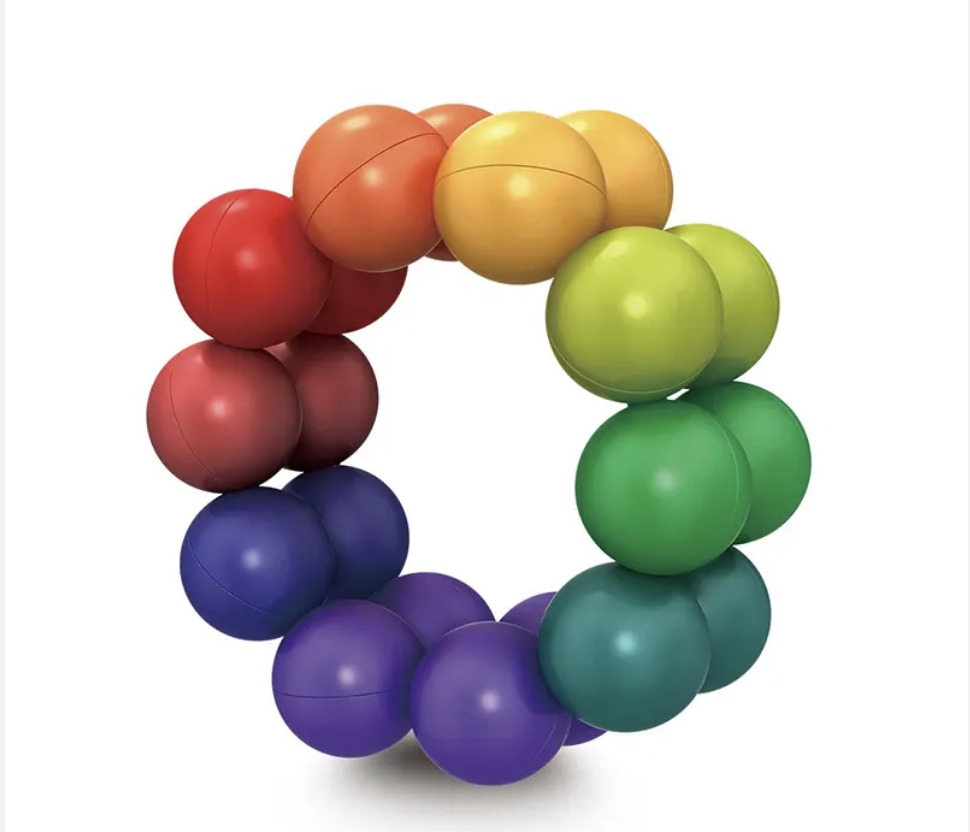 Sensory Fidget Toys for Kids. Autism Figette Ball Autistic ADHD Cool Dest Toy, Calm Down Travel Toy. For Kids 3-12 Years Old.