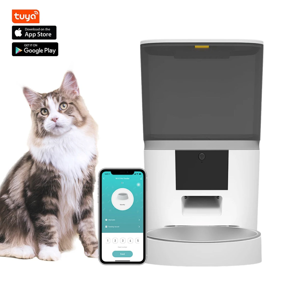 Smart WIFI Automatic Pet Feeder