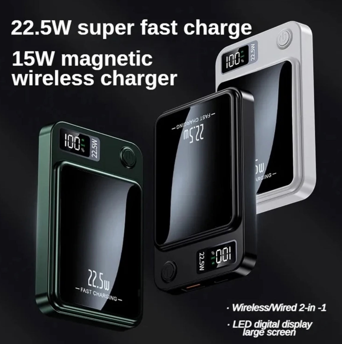 Newest Magnetic 10000mah Powebank