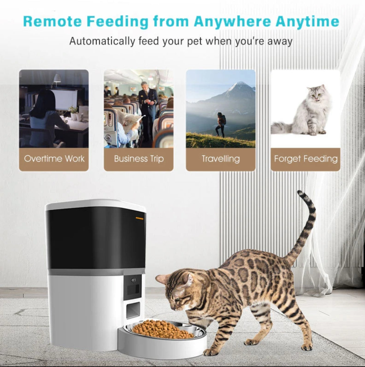 Smart WIFI Automatic Pet Feeder