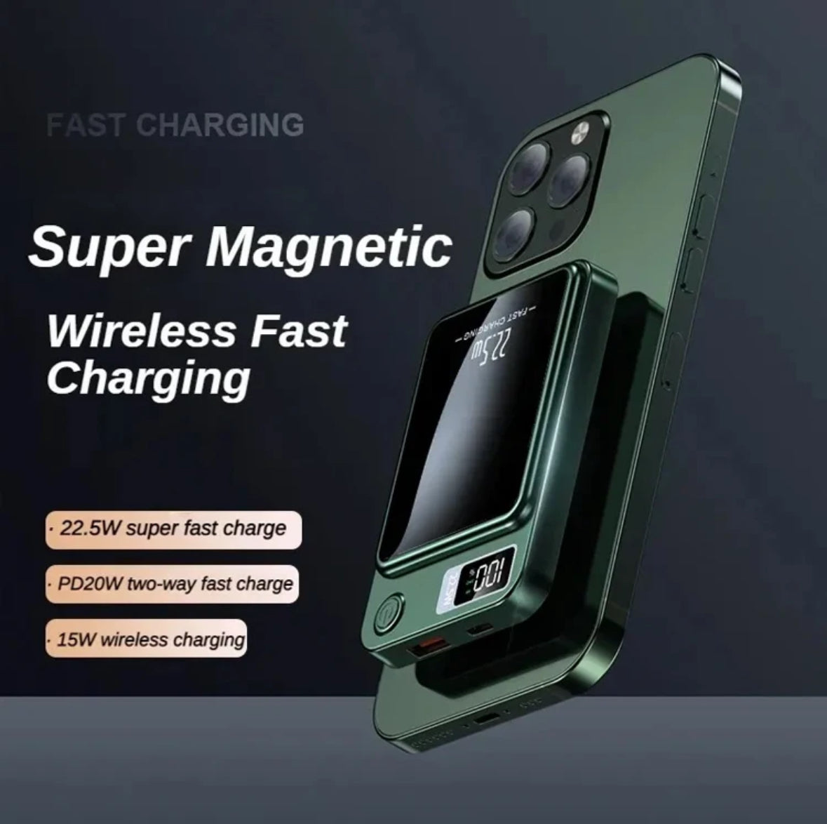 Newest Magnetic 10000mah Powebank