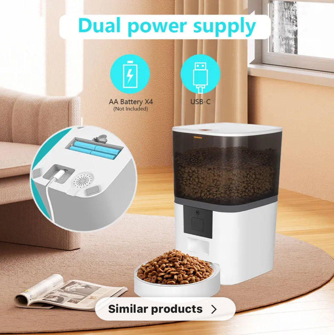 Smart WIFI Automatic Pet Feeder